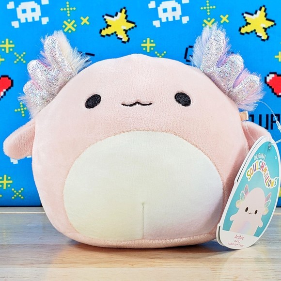 Squishmallow Archie the Axolotl 5" UltraSoft Stuffed Sealife Squad Plush Toy NWT - Picture 1 of 12